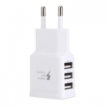 2A 3 USB Ports Travel Charger Adapter
