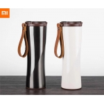 Xiaomi Mijia smart cup 430ml OLED Temperature Screen Display 310g protable Stainless Steel Cup with leather rope